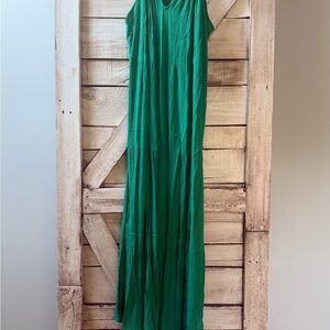 Kona Sol Vibrant Green Maxi Dress